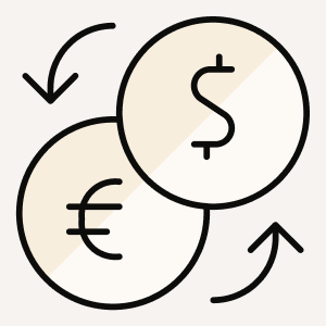 Icon that conveys fast payments in local currency, Nivoda Diamonds